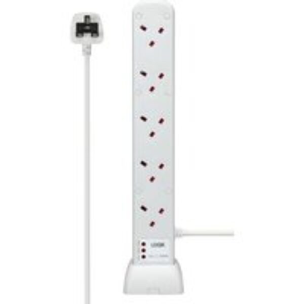 LOGIK L10W4S18 Surge Protected 10-socket Extension Lead - 4 m