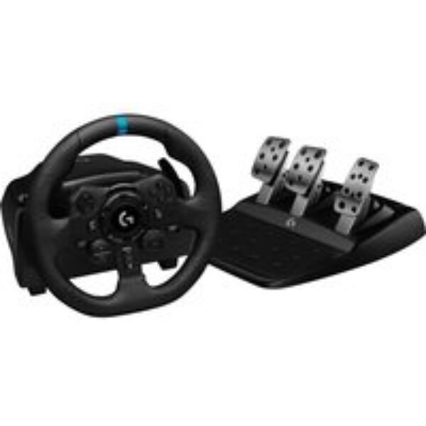 LOGITECH G923 PS5 & PS4 Racing Wheel & Pedals - Black