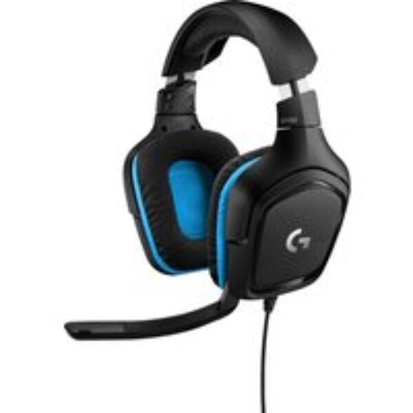 LOGITECH G432 7.1 Gaming Headset - Black & Blue