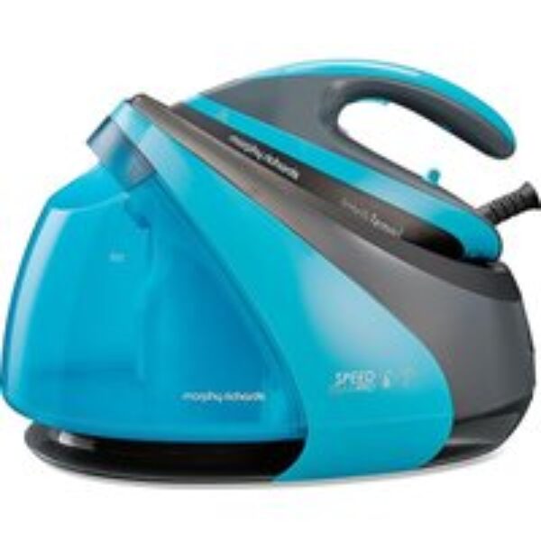 MORPHY RICHARDS Speed Steam Pro Intel®itemp 332103 Steam Generator Iron - Black & Teal