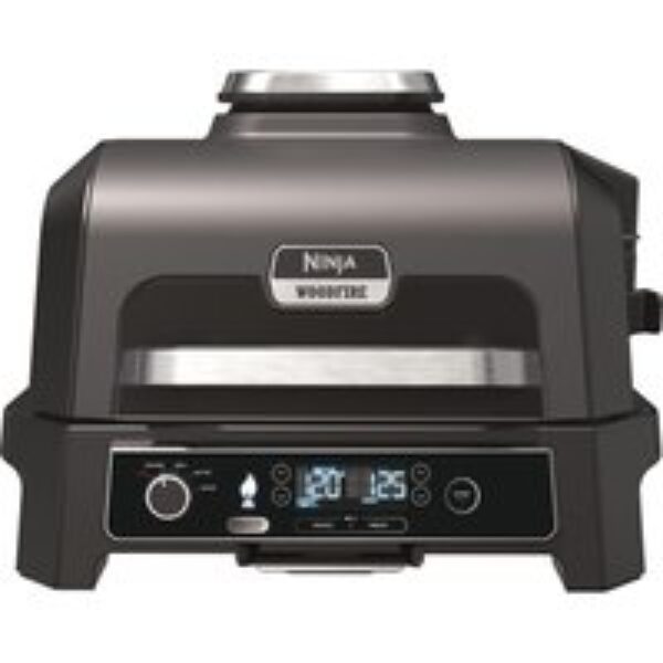 NINJA Woodfire Pro XL OG850UK Outdoor Electric BBQ Grill & Smoker  Black & Grey