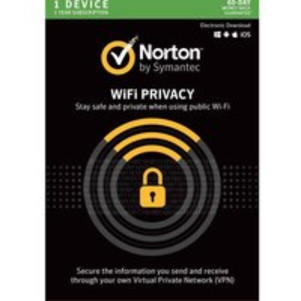 NORTON Wi-Fi Privacy - 1 year for 1 device (download)