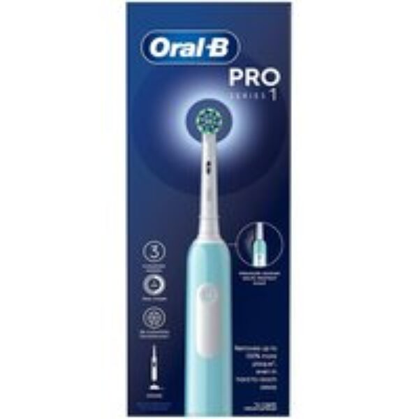 ORAL B Pro 1 Cross Action Electric Toothbrush - Blue