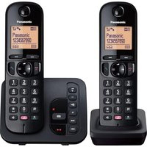 PANASONIC KX-TGC262EB Cordless Phone - Twin Handsets