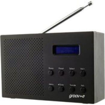 GROOV-E Paris GV-DR03-BK Portable Radio - Black