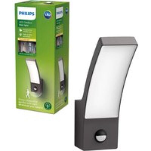 PHILIPS Splay Outdoor LED Wall Light - Anthracite