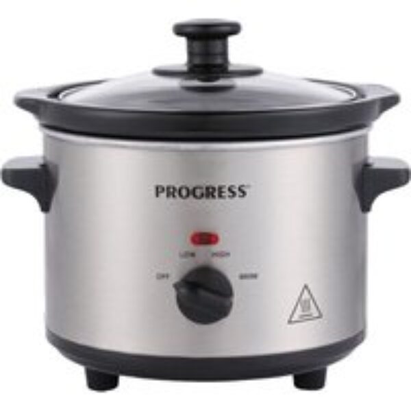 PROGRESS EK6263P Slow Cooker - Stainless Steel