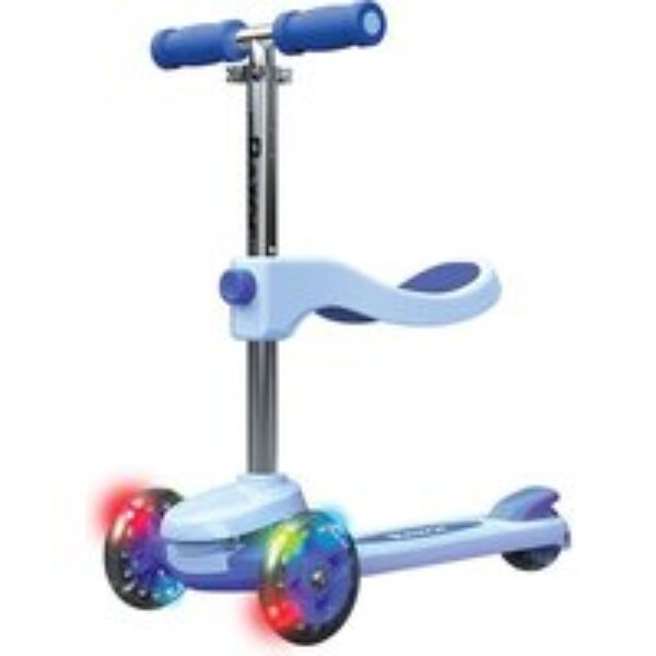 RAZOR Rollie Kids' 2-in-1 Convertible Kick Scooter - Blue