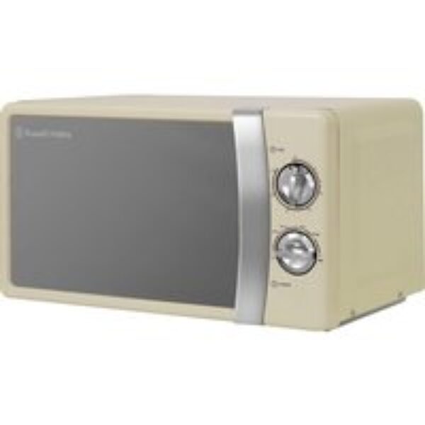 RUSSELL HOBBS RHMM701C Compact Solo Microwave - Cream