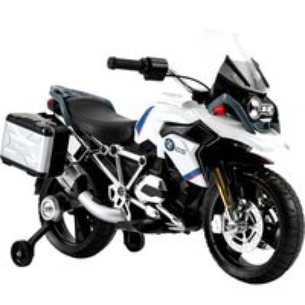 ROLLPLAY BMW R1200 GS Electric Kids' Motorbike - White