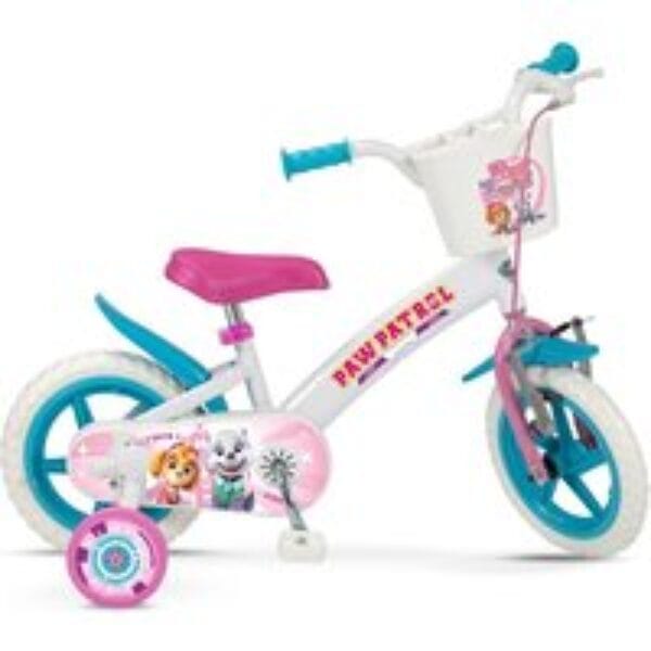 TOIMSA Paw Patrol 12" Kids' Bike - White