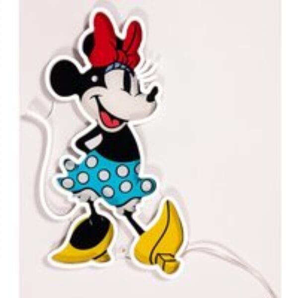 YELLOWPOP Disney Minnie Mouse LED Wall Lamp - Clear & White