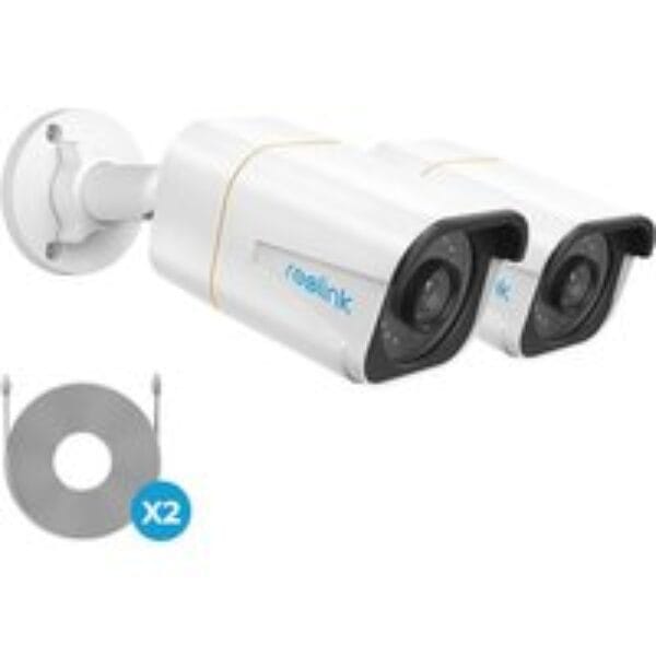 REOLINK PoE AI B5K 4K Ultra HD NVR Security Camera Kit - 2 Cameras