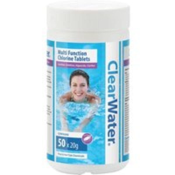 CLEARWATER CH0019 Multi-Function Chlorine Tablets