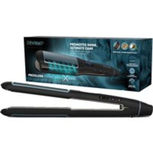 REVAMP Progloss Hydro Shield X Shine ST-1800 Hair Straightener - Black