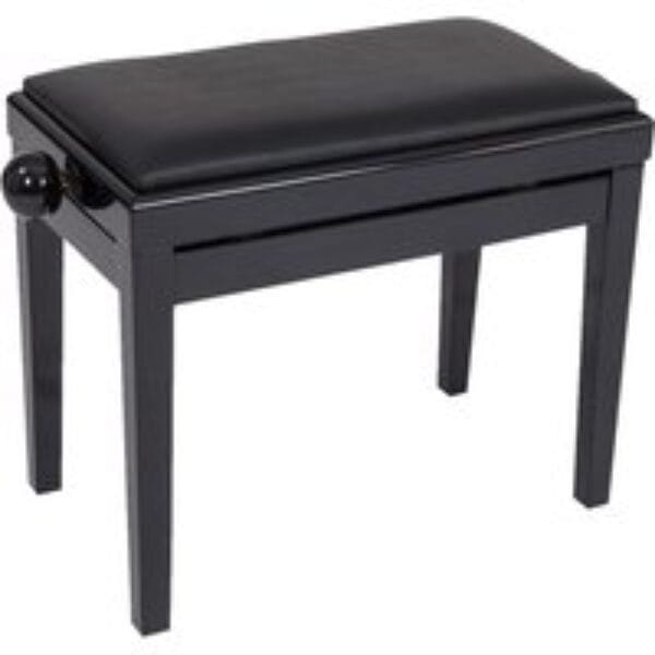 KINSMAN KPB03BK Piano Bench - Satin Black