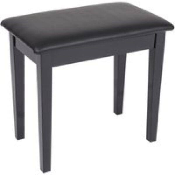 KINSMAN KPB01BK Piano Bench - Satin Black