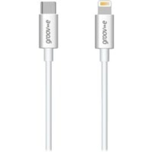 GROOV-E GVMA046WE USB Type-C to Lightning Cable - 1 m