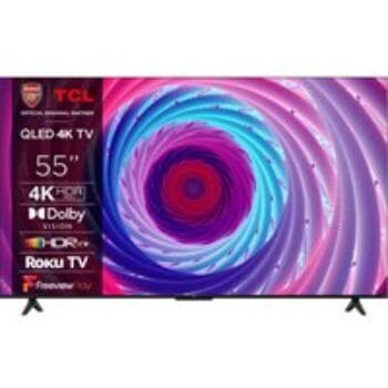 55" TCL 55RC650K Roku TV  Smart 4K Ultra HD HDR QLED TV