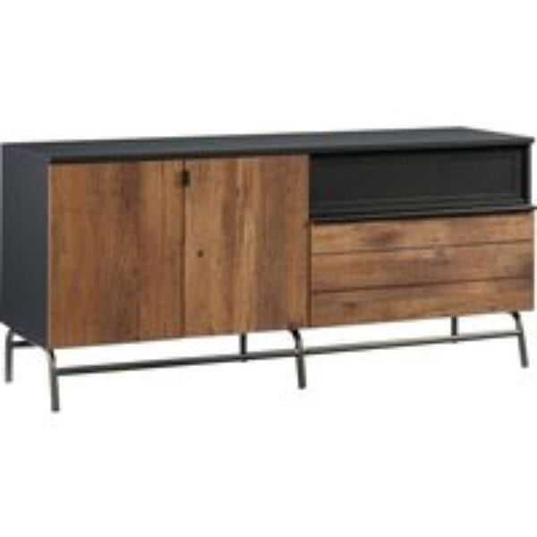 TEKNIK Boulevard Cafe 1525 mm TV Stand - Vintage Oak & Black