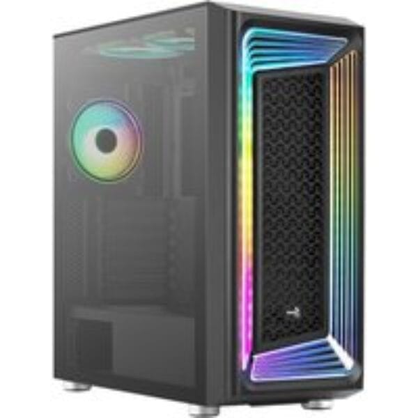 AEROCOOL Interstellar ATX Mid Tower PC Case - Black