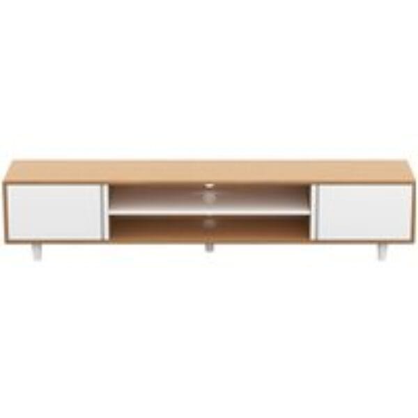 AVF Harbour FS2000HARLWG 2000 mm TV Stand - Light Wood & White