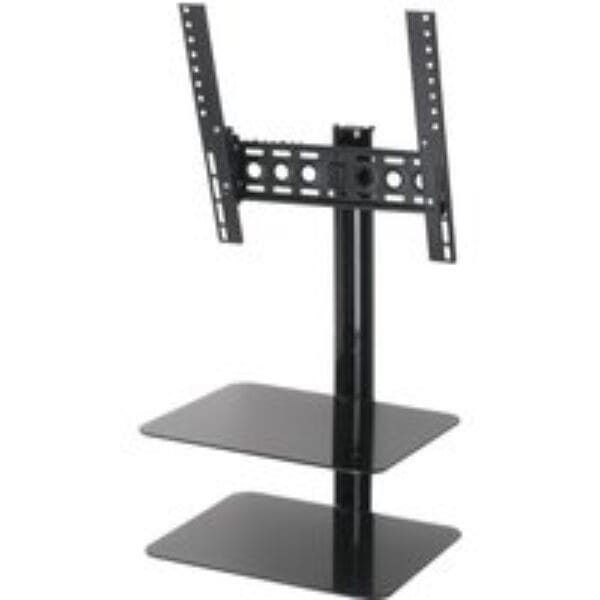 AVF ESL422B TV Bracket with AV Shelving - Black