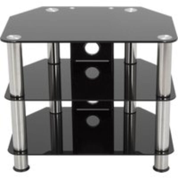 AVF SDC600CM 600 mm TV Stand - Black & Chrome