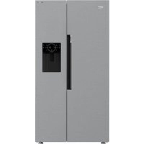 BEKO ASP352VPX American-Style Fridge Freezer - Black Steel