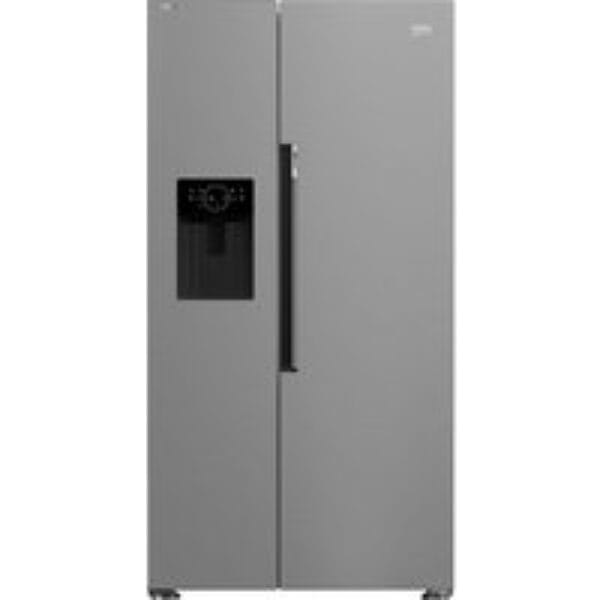 BEKO ASN642VPS American-Style Fridge Freezer - Stainless Steel