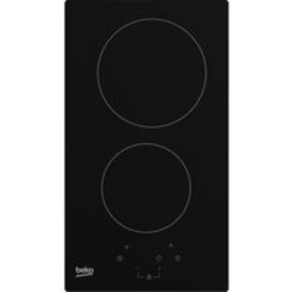 BEKO HDMC32410BT 30 cm Electric Ceramic Domino Hob - Black