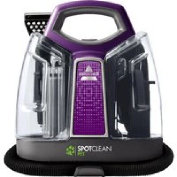 BISSELL SpotClean Pet 36982 Carpet Cleaner - Grey & Purple