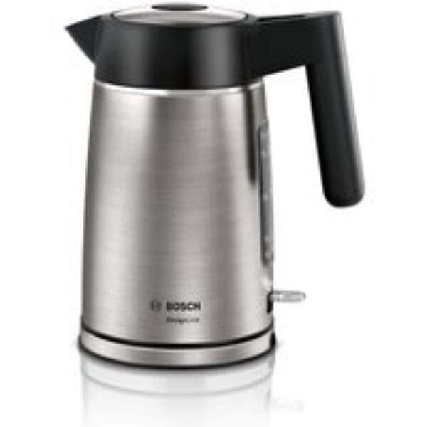 BOSCH DesignLine Ergo TWK5P480GB Cordless Jug Kettle - Black & Silver