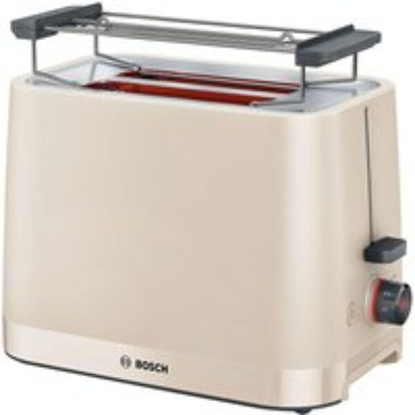 BOSCH MyMoments TAT3M127GB 2-Slice Toaster - Cream