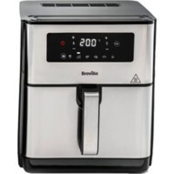 BREVILLE XL 9L Digital VDF131 Air Fryer - Black & Stainless Steel