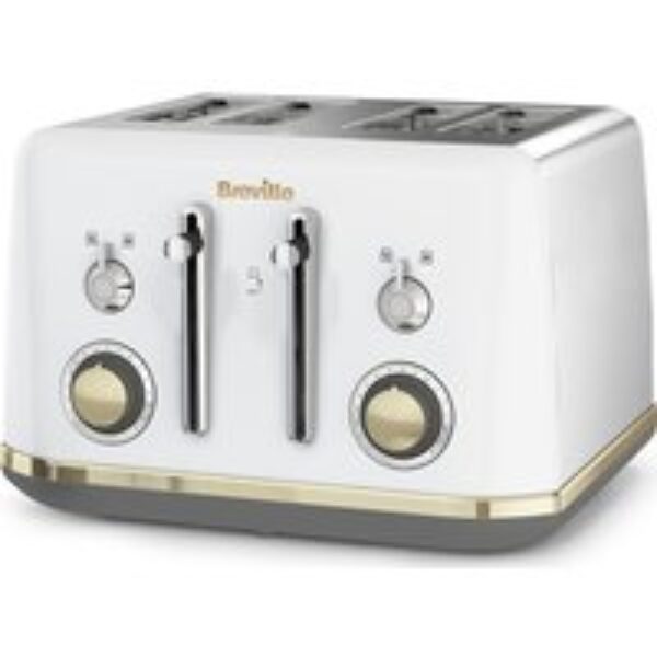 BREVILLE Mostra VTT937 4-Slice Toaster - White