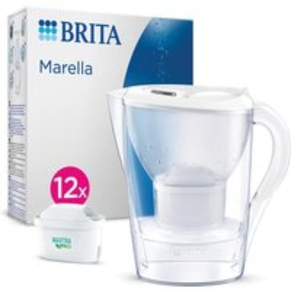 BRITA Marella Water Filter Jug - White