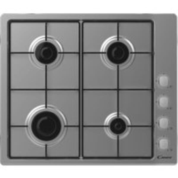 CANDY CHW6LX 60 cm Gas Hob - Silver