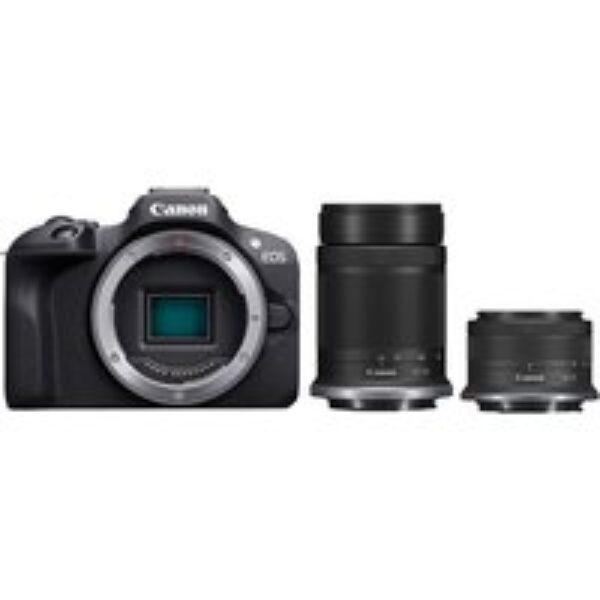 CANON EOS R100 Mirrorless Camera with RF-S 18-45 mm f/4.5-6.3 IS STM & 55-210 mm f/5-7.1 IS STM Lens