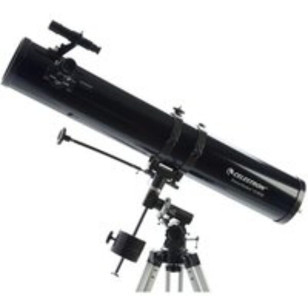 CELESTRON Powerseeker 114EQ Reflector Telescope - Black