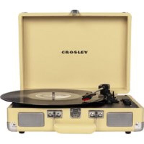 CROSLEY Cruiser Plus Belt Drive Bluetooth Turntable - Fawn White