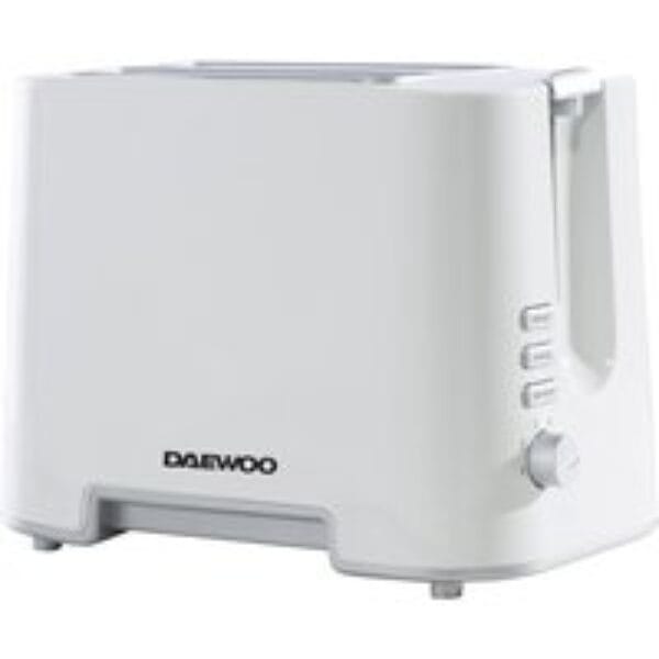 DAEWOO SDA1651 2-Slice Toaster Ð White & Chrome