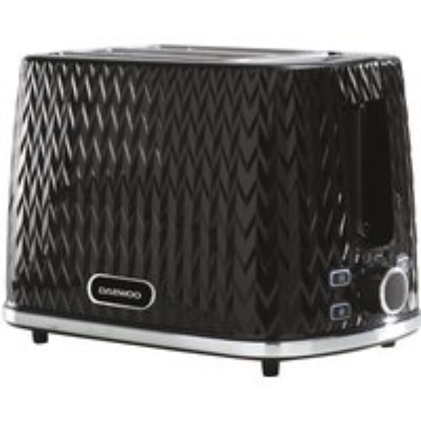 DAEWOO Argyle Collection SDA1774 2-Slice Toaster - Black