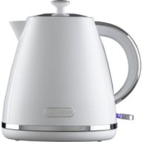 DAEWOO Stirling SDA2623GE Pyramid Kettle - White