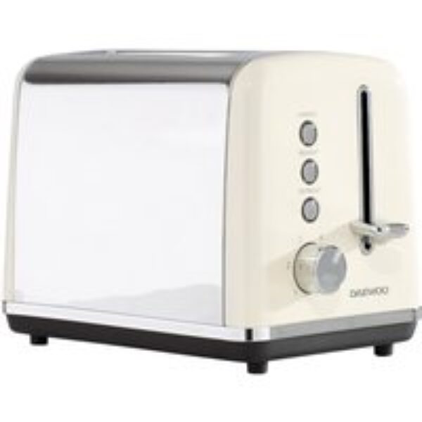 DAEWOO Kensington SDA1582 2-Slice Toaster - Cream