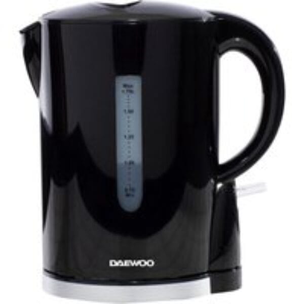 DAEWOO SDA1682 Jug Kettle - Black & Chrome