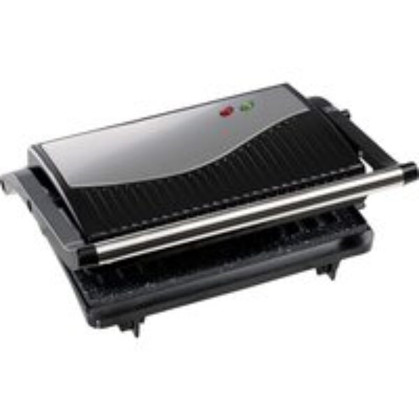 DAEWOO SDA1574 Mini Panini Grill - Black & Silver