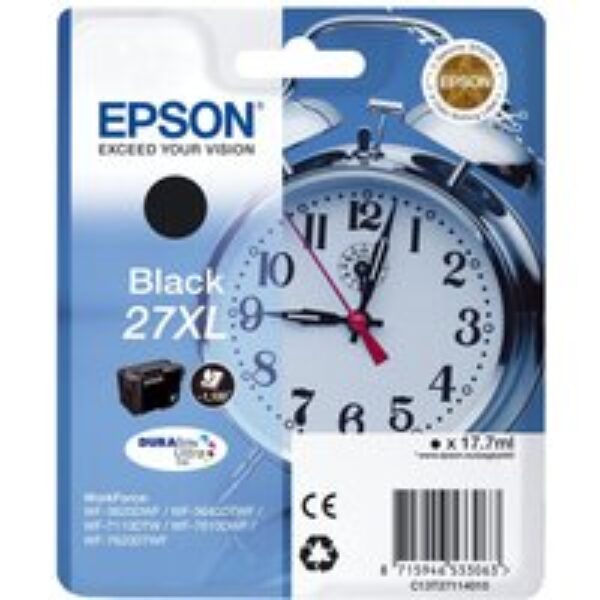 EPSON Alarm Clock 27XL Black Ink Cartridge