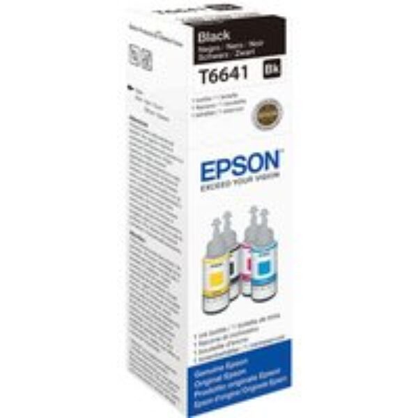 EPSON T6641 Black Ecotank Ink Bottle - 70 ml