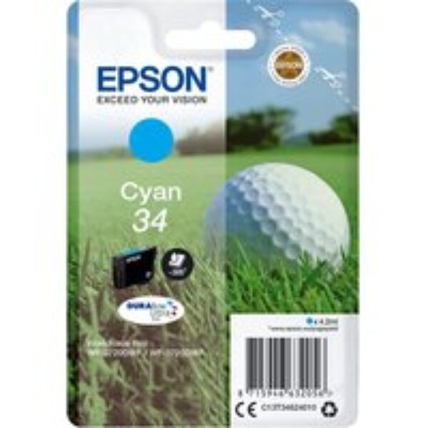 EPSON Golf Ball 34 Cyan Ink Cartridge